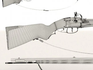 longfire rifle 3D Model