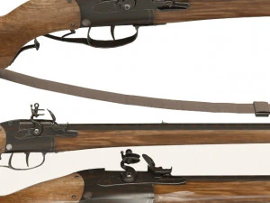 longfire rifle 3D Model