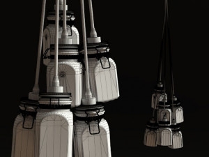mason jar light fixture Modèle 3D