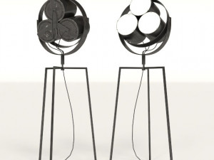 cb2 signal floor lamp 3D 모델