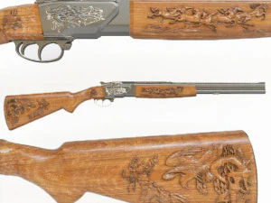 12 gauge barel tunggal Model 3D