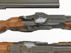 Pojedyncza lufa kalibru 12 mm Model 3D