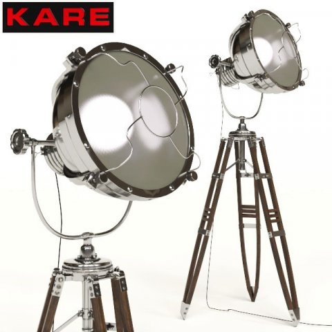 floor lamp jumbo spot Modelo 3D .c4d .max .obj .3ds .fbx .stl .blend 