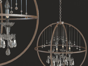 kare pendant lamp gioiello orbit 3D Model