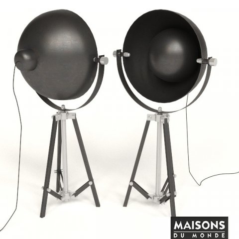 lampe photographe maisons du monde 3D Модель .c4d .max .obj .3ds .fbx .stl .blend 