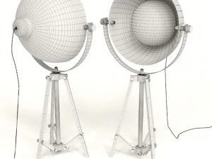 Lampe fotografiert Maisons du Monde 3D Modell