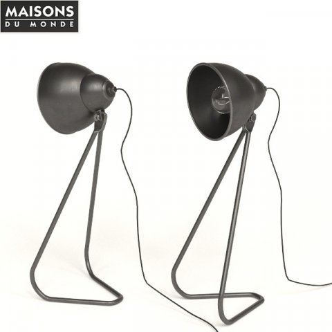lampe projecteur ziggy maisons du monde Model 3D .c4d .max .obj .3ds .fbx .stl .blend 