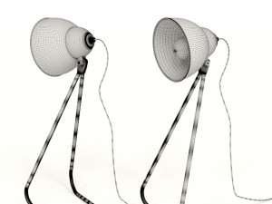 lampe projecteur ziggy maisons du monde Model 3D