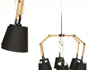 kare pendant lamp architecture spider 5lite 3D Model