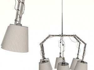 kare pendant lamp architecture spider 5lite 3D मॉडल