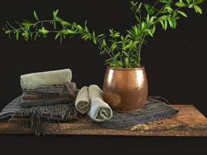 olive set 3D Model