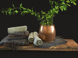 オリーブセット 3Dモデル