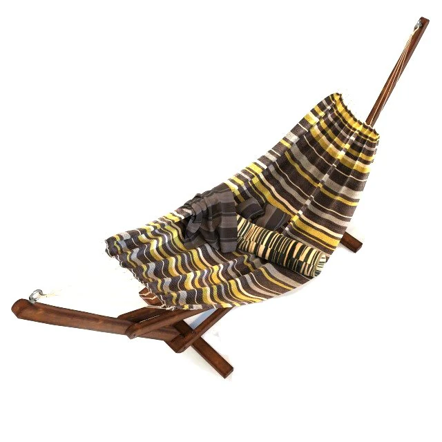 hammock 002 3D Model .c4d .max .obj .3ds .fbx .stl .blend 