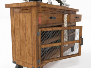 kare sideboard off road 2 doors 3D Model