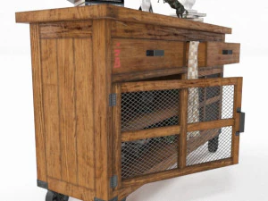 kare sideboard off road 2 doors 3D Model