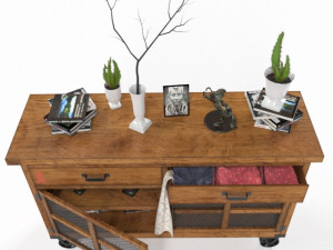 kare sideboard off road 2 doors 3D Model