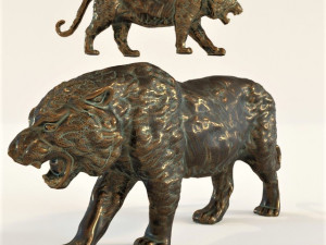 deco figurine tiger 3D Model