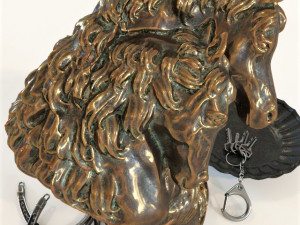 deco figurine twp horse Model 3D