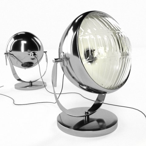 kare headlight lamp 3D Модель .c4d .max .obj .3ds .fbx .stl .blend 