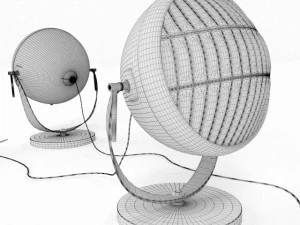 l&acirc;mpada de farol kare Modelo 3D
