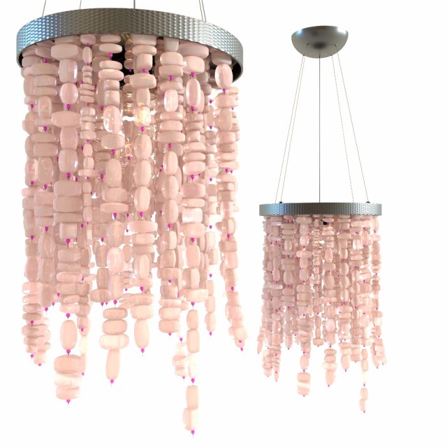 kare pendant lamp corallino 3D Model .c4d .max .obj .3ds .fbx .stl .blend 