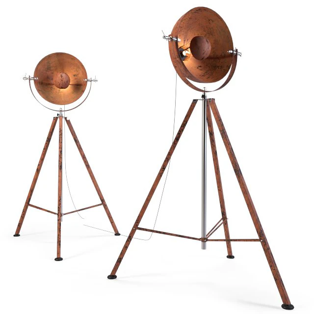 kare welcome rusty lamp 3D Model .c4d .max .obj .3ds .fbx .stl .blend 