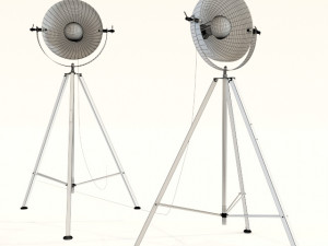 kare welcome rusty lamp Model 3D