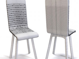 chair lara ecru 3D-Modell