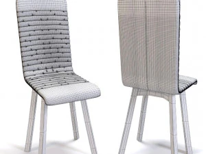 chair lara ecru 3D Model