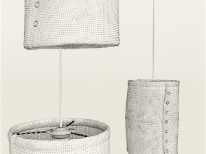 kare rivet denum 3D-Modell