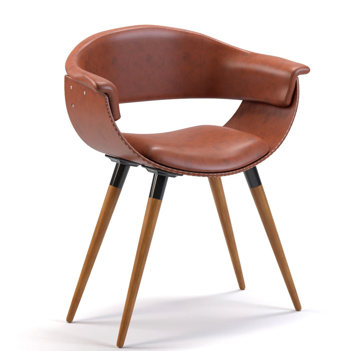 armchair monaco nougat 3D Model .c4d .max .obj .3ds .fbx .stl .blend