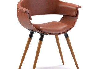 armchair monaco nougat 3D Model