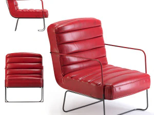 кабинет в кресле 3D Модель