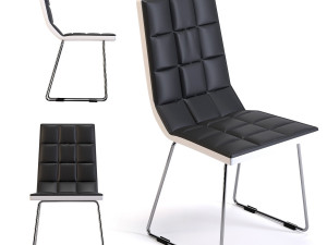chair high fidelity black 3D Модель