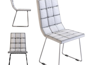 chair high fidelity black Model 3D