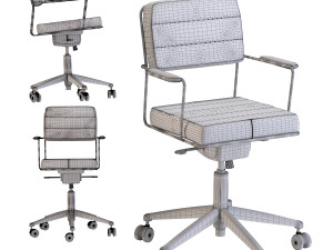 office chair dottore black Modelo 3D