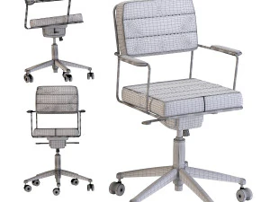 office chair dottore black 3D Model