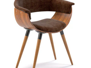 poltrona monaco schoko Modelo 3D