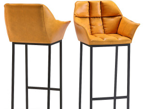 bar stool thinktank quattro brown 3D Model