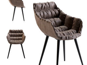chair with armrest thelma 3D Model