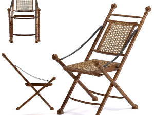 folding chair colonial 3D Model