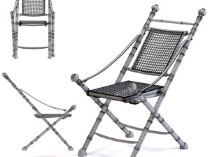 folding chair colonial 3D Model