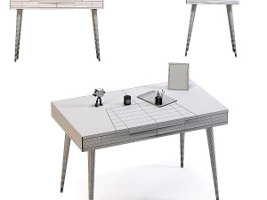 writing desk happy stay 3D Model
