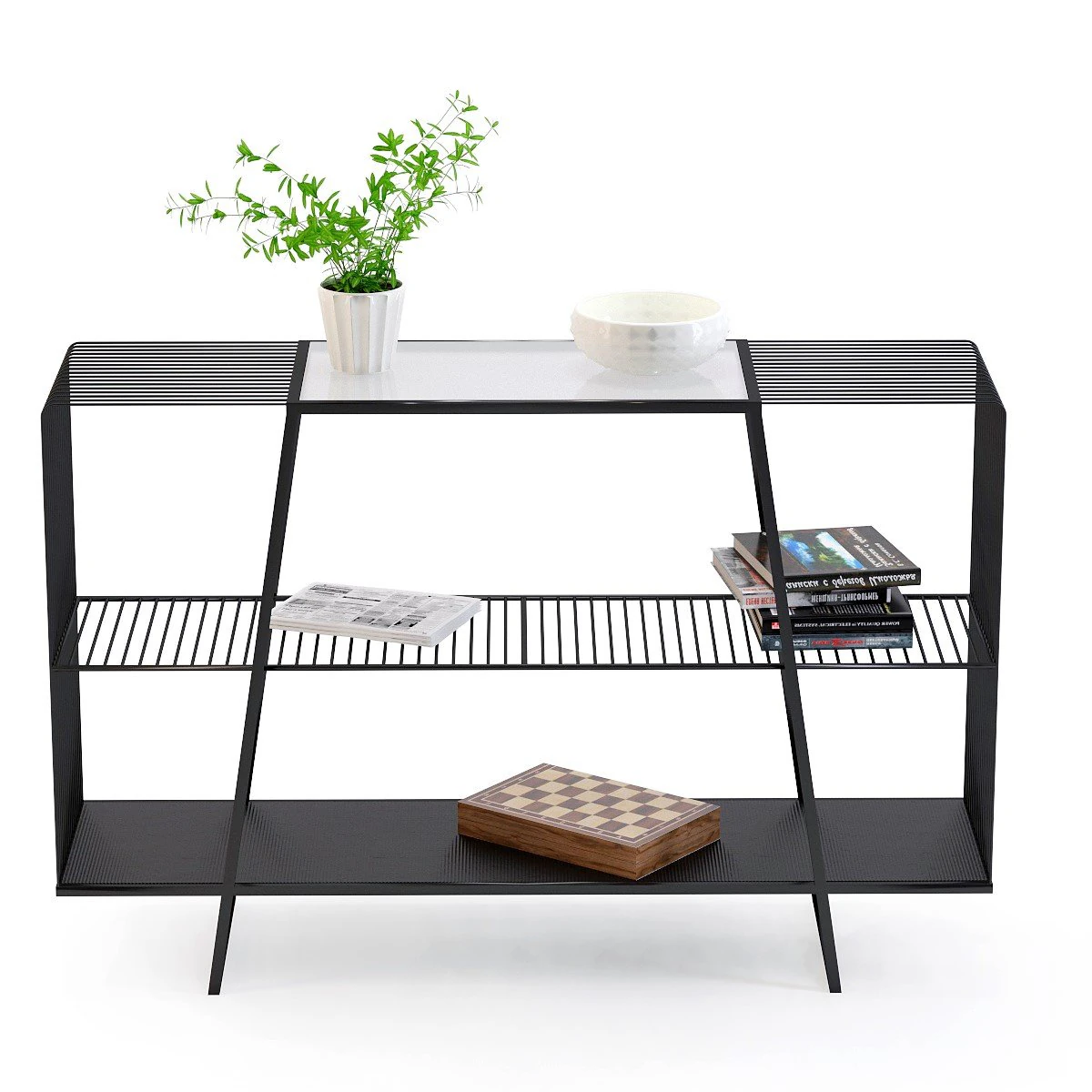 shelf mesh 3D Model .c4d .max .obj .3ds .fbx .stl .blend 