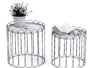 side table cha cha cha 2set 3D 모델