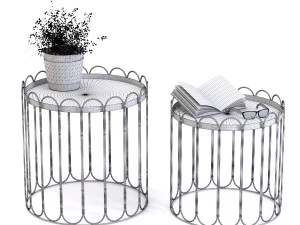 side table cha cha cha 2set 3D Model