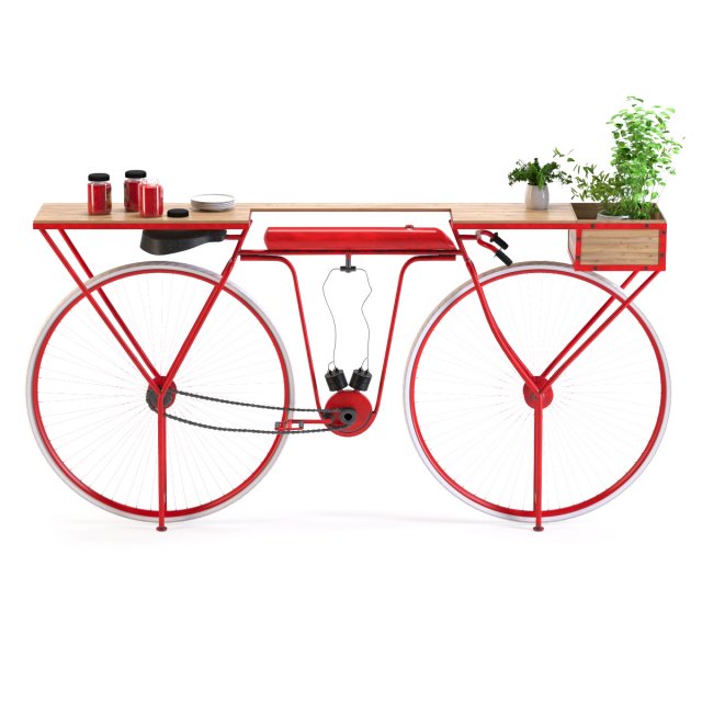 console bike red 3Dモデル .c4d .max .obj .3ds .fbx .stl .blend