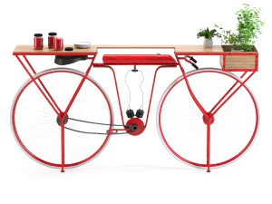 콘솔 자전거 레드 3D 모델