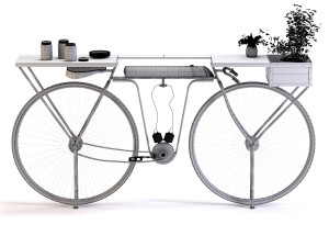 console bike red 3Dモデル