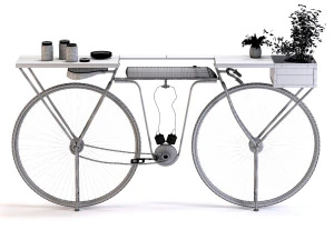 console bike red 3D Model
